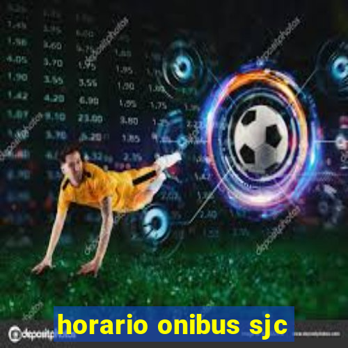 horario onibus sjc